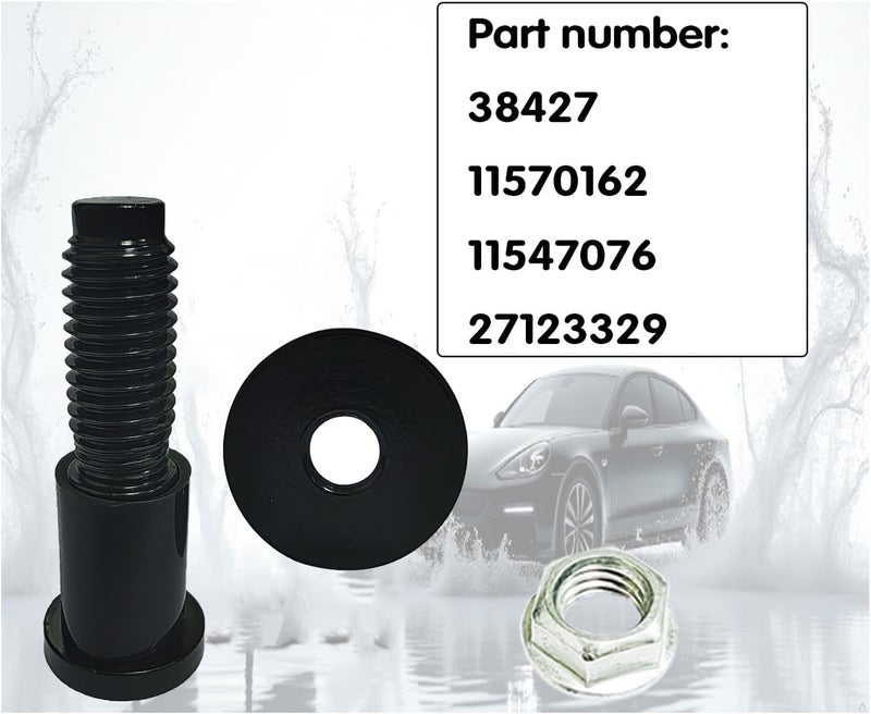 APRUT 2Pack 38427 Tailgate Latch Striker Bolt Door 11570162 2PCS 45679 Rubber Tailgate Stop Bumper 16633065 Fit for Chevrolet Chevy Silverado Sierra GMC - Image 3